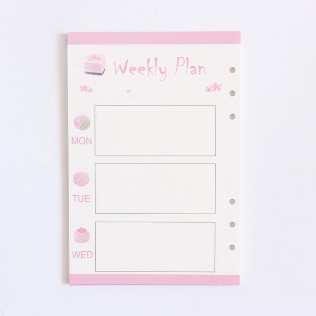 Pink Sakura Planner Refills