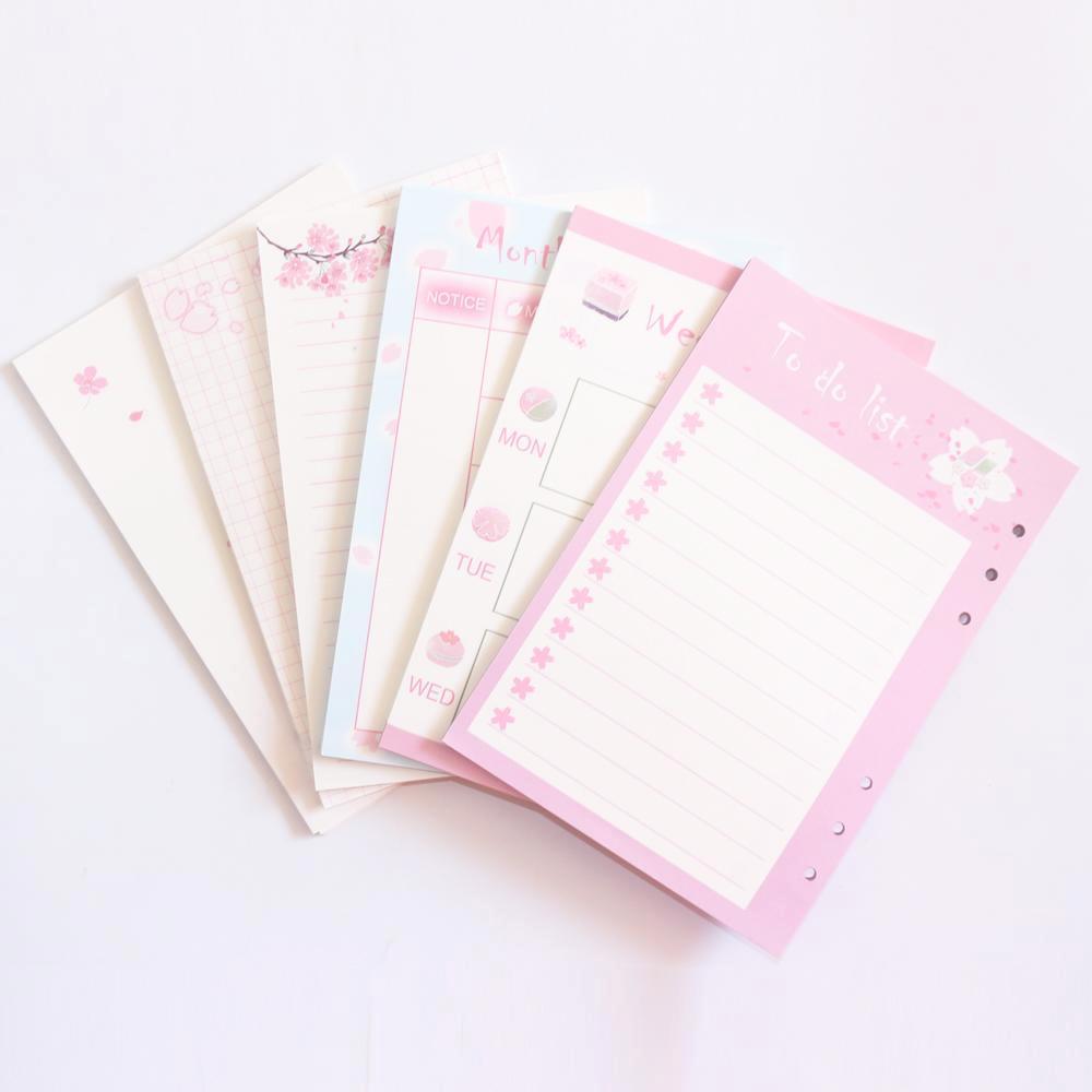 Pink Sakura Planner Refills