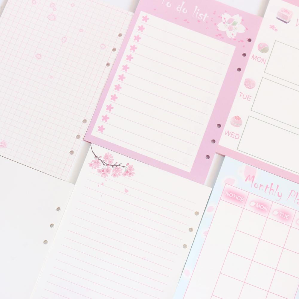 Pink Sakura Planner Refills