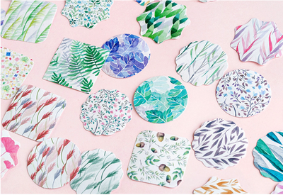 Leaf Pattern Decorative Stickers