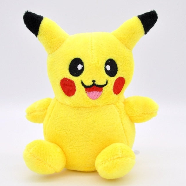 Japanese Takara Tomy Pokemon Pikachu Family Plush Toys