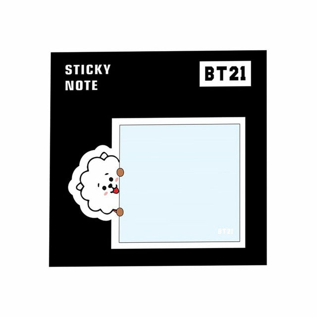 Cute BT21 Animals Sticky Notes