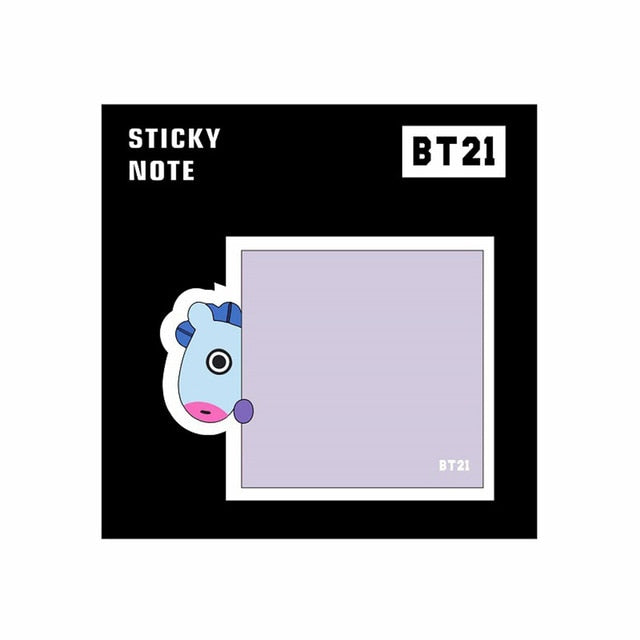 Cute BT21 Animals Sticky Notes