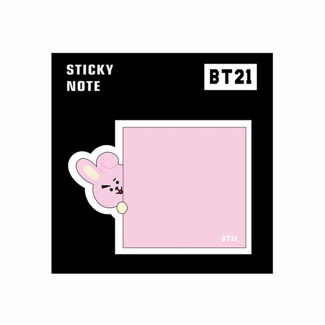 Cute BT21 Animals Sticky Notes