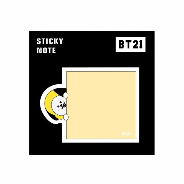 Cute BT21 Animals Sticky Notes