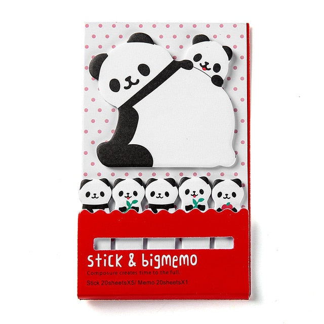 Kawaii Panda Family Sticky Notes