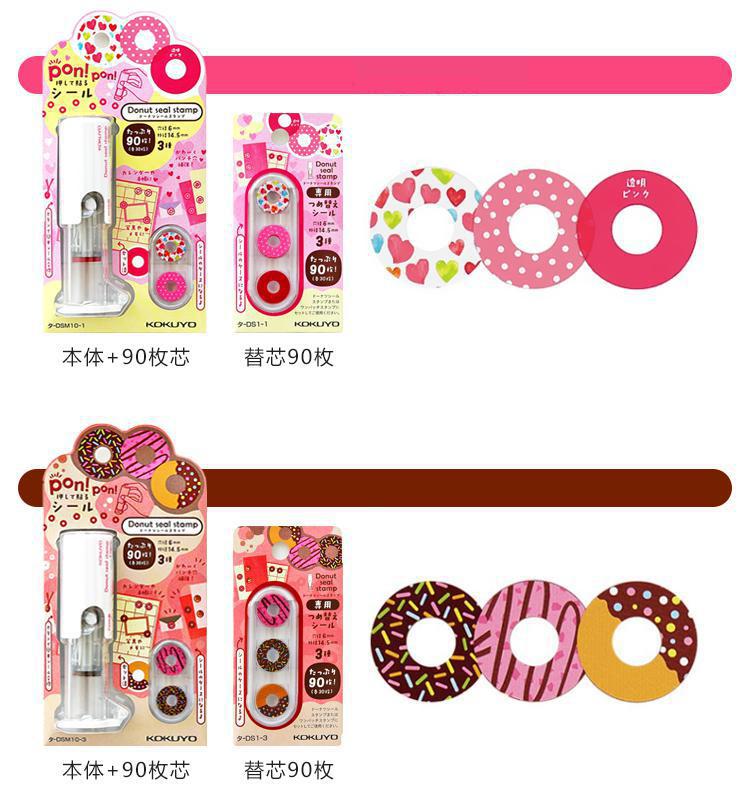 Donuts Hole Punch Reinforcing Protection Sticker