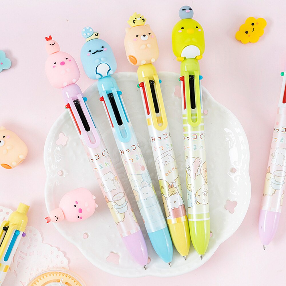 Kawaii Sumikko Gurashi 6 in 1 Multi-Color Ballpoint Pen