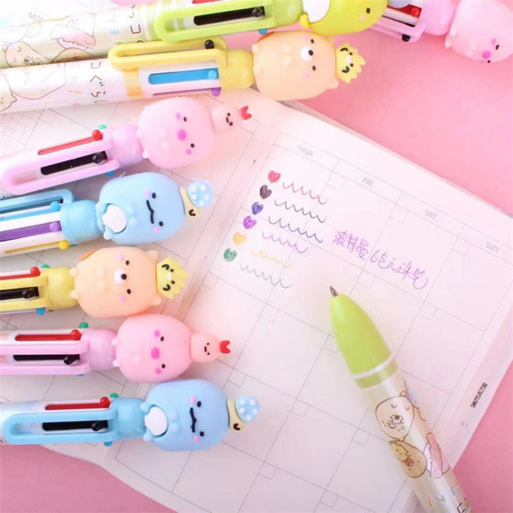 Kawaii Sumikko Gurashi 6 in 1 Multi-Color Ballpoint Pen