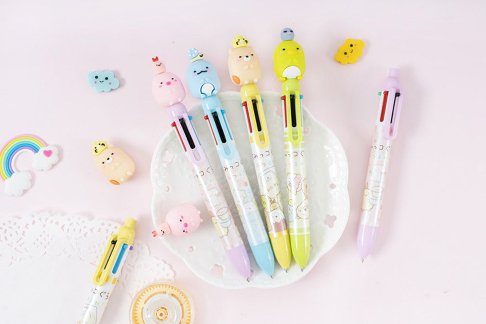 Kawaii Sumikko Gurashi 6 in 1 Multi-Color Ballpoint Pen