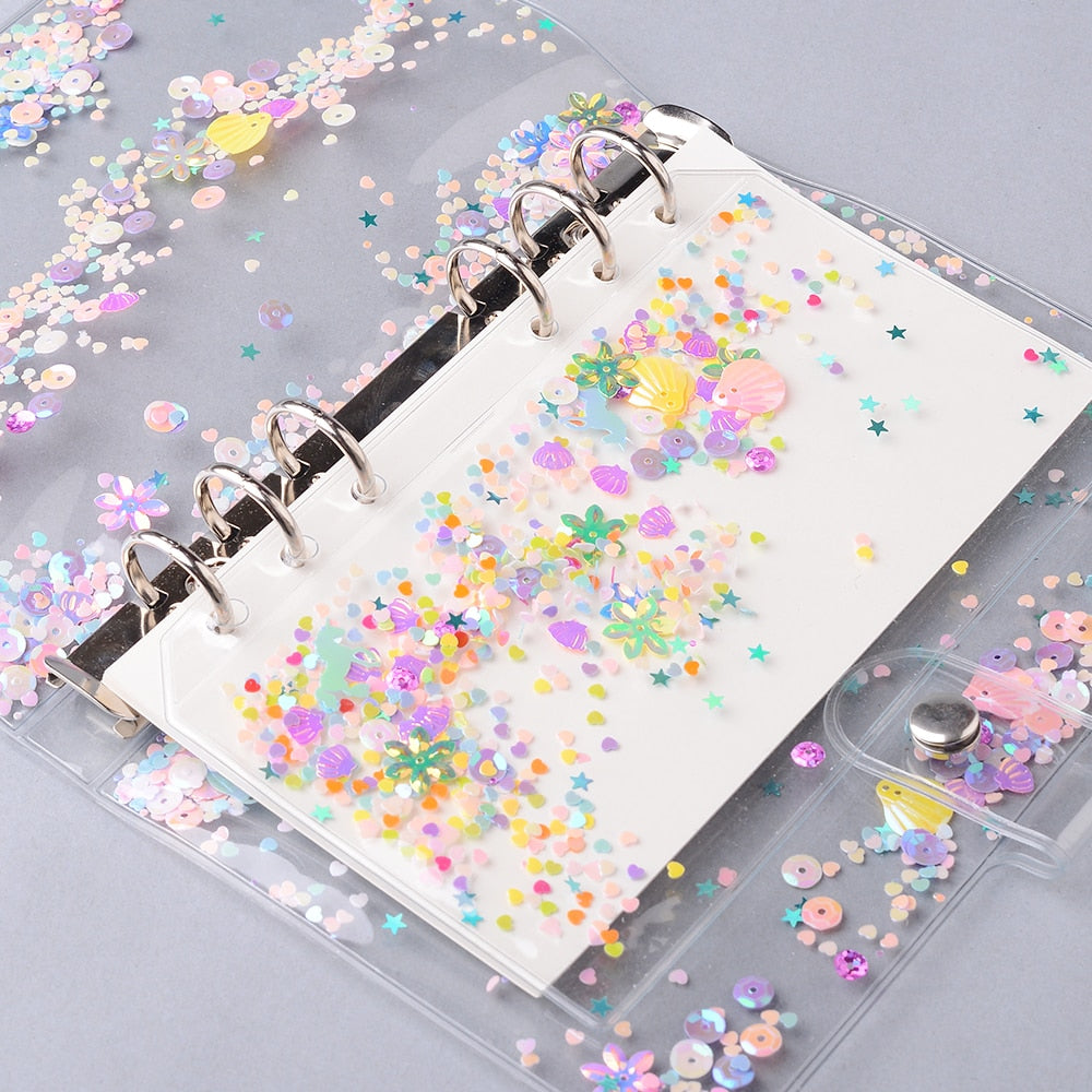 Transparent A6 Notebook Journal Agenda Planner Cover & Divider