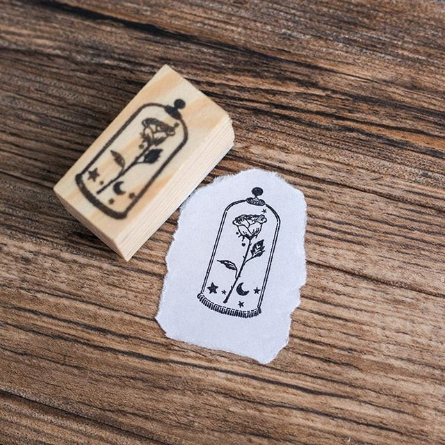 Little Prince Wooden Rubber Stamps