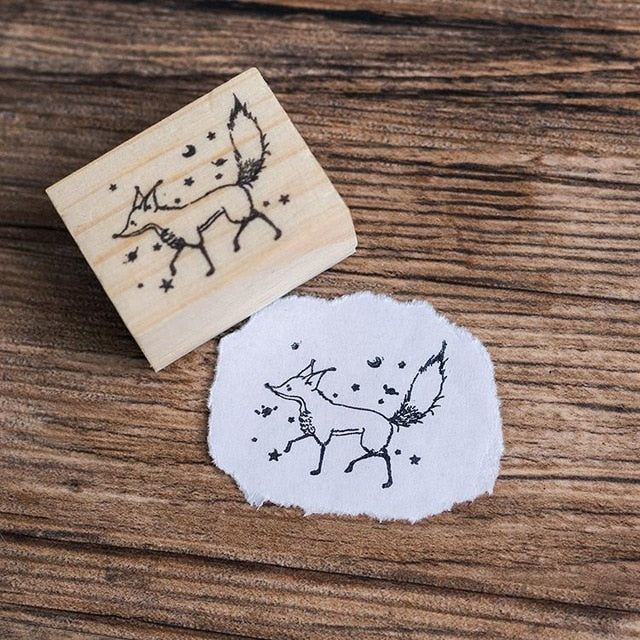 Little Prince Wooden Rubber Stamps