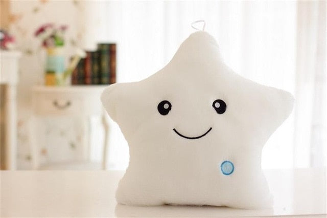 Glowing Luminous Cute Star Plush Toy Pillow