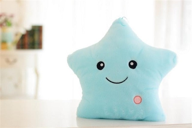 Glowing Luminous Cute Star Plush Toy Pillow