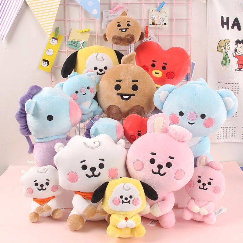 Hawaii Kpop BTS Plush Toys Family