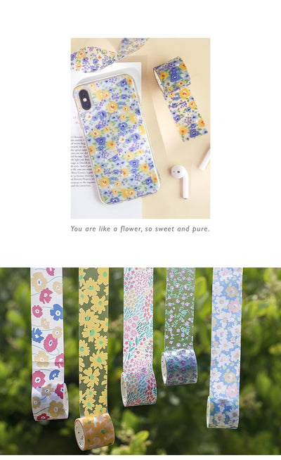 Flower Plant Series Washi Tape