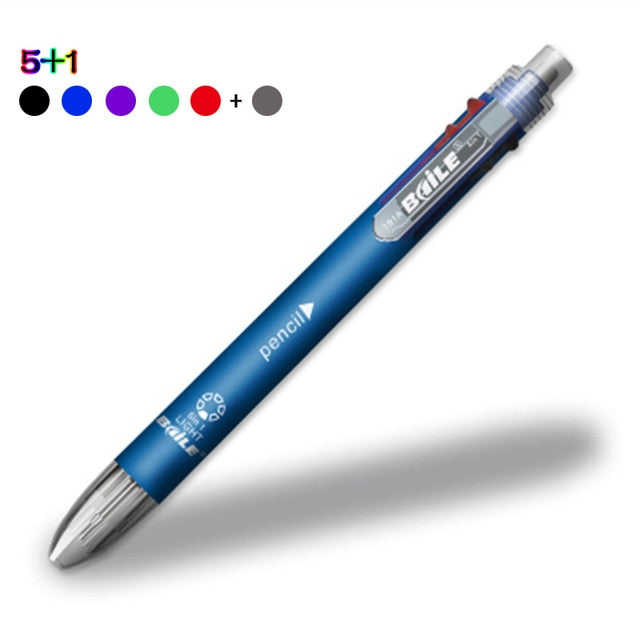 5 In 1 Multicolor Ballpoint Pens Creative 4 Color Ball Pen Refill