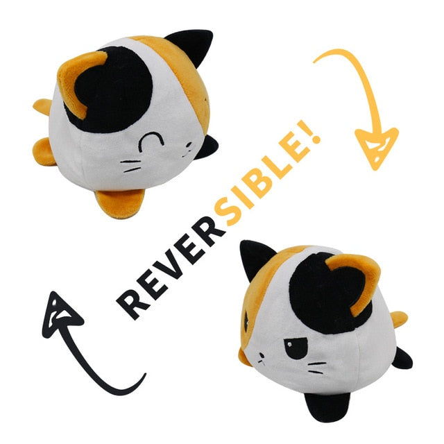 Double Sided Flip Kawaii Cat Plush