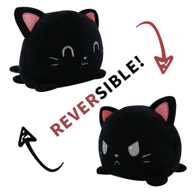 Double Sided Flip Kawaii Cat Plush