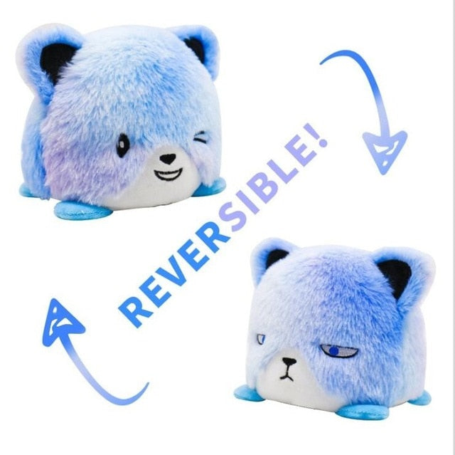 Double Sided Flip Kawaii Cat Plush