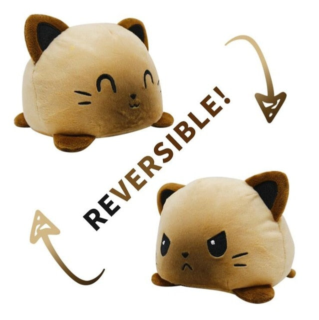 Double Sided Flip Kawaii Cat Plush