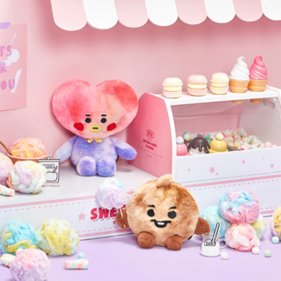 BTS Cotton Candy Plush Toy