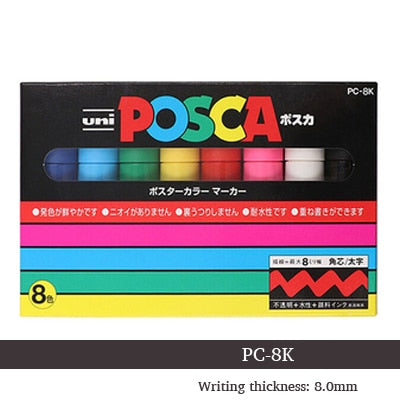 UNI POSCA PC-1M PC-3M PC-5M Set MARKER / GRAFFITI PEN - Cutsy World