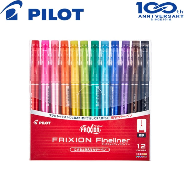 PILOT DPK-SFFL 12f Watercolor Color Erasable Pen