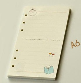 Kawaii Filofax Planner Filler Paper Refills