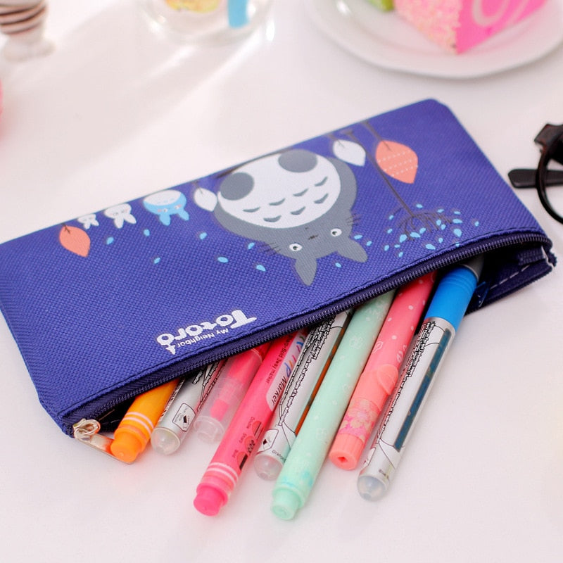 Kawaii Japanese Totoro Pen and Pencil Case