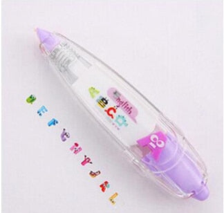 Kawaii Animals Press Type Masking Tape Sticker Pen