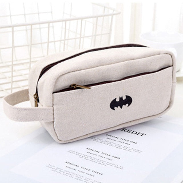 Superhero Canvas Pencil Case