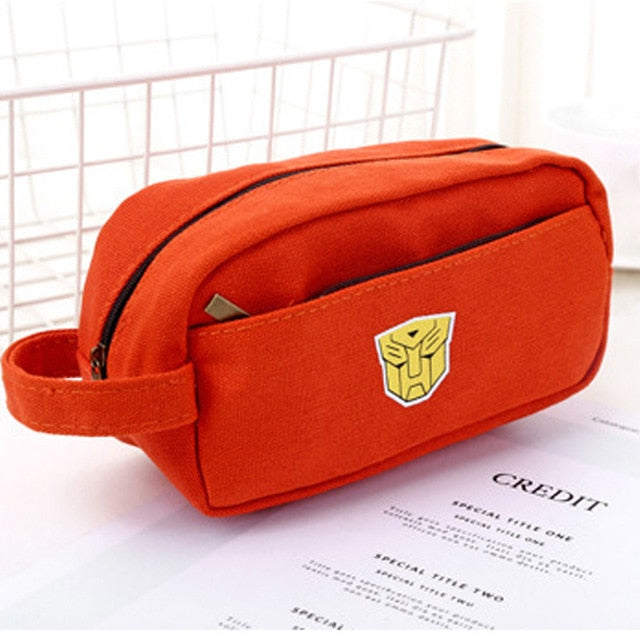 Superhero Canvas Pencil Case