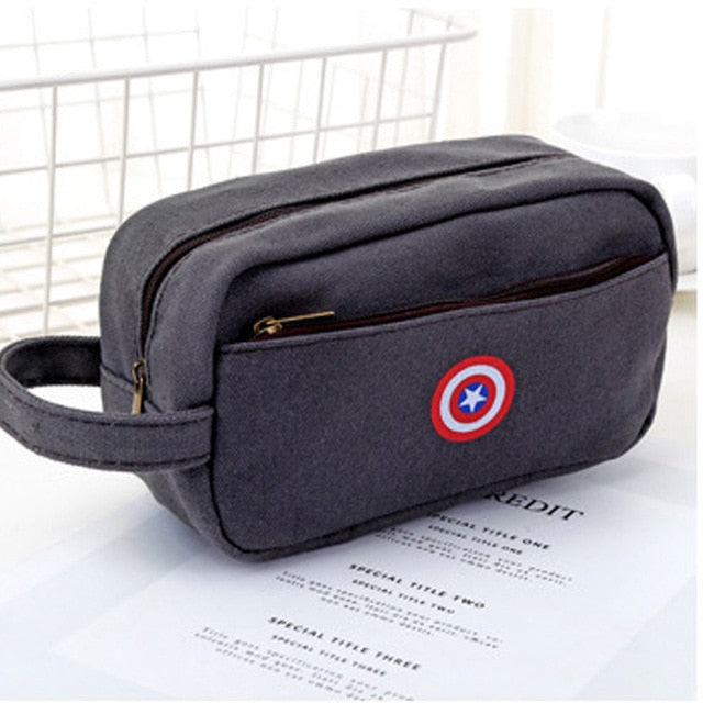 Superhero Canvas Pencil Case