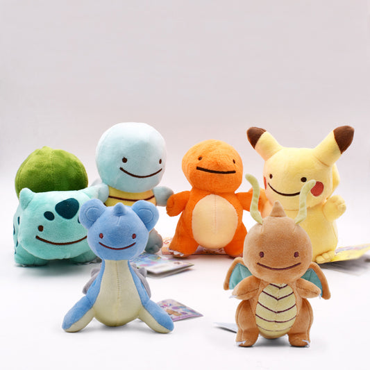 Kawaii Pikachi Family Plush Toys