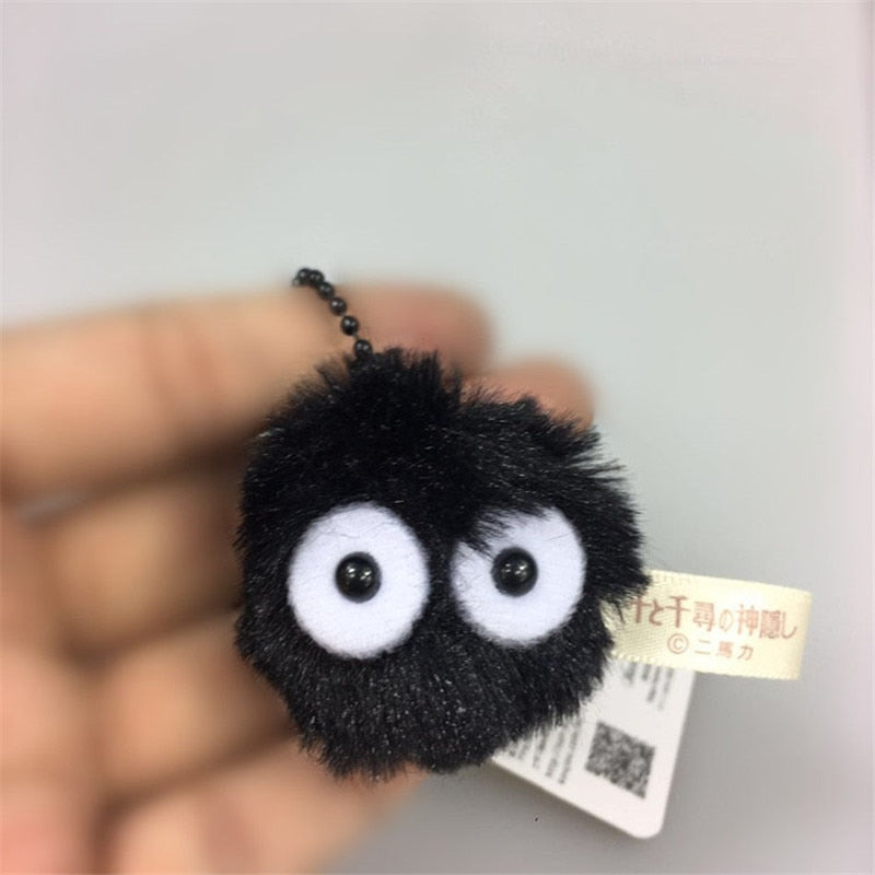 Totoro Black Carbon Coal Ball Small Plush Toy