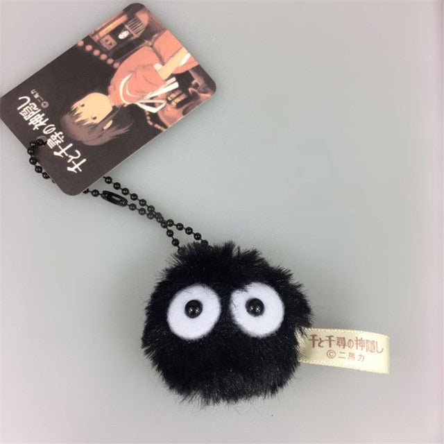 Totoro Black Carbon Coal Ball Small Plush Toy