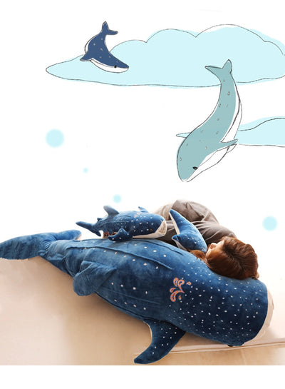 Blue Whale Shark Baby Soft Pillow Doll