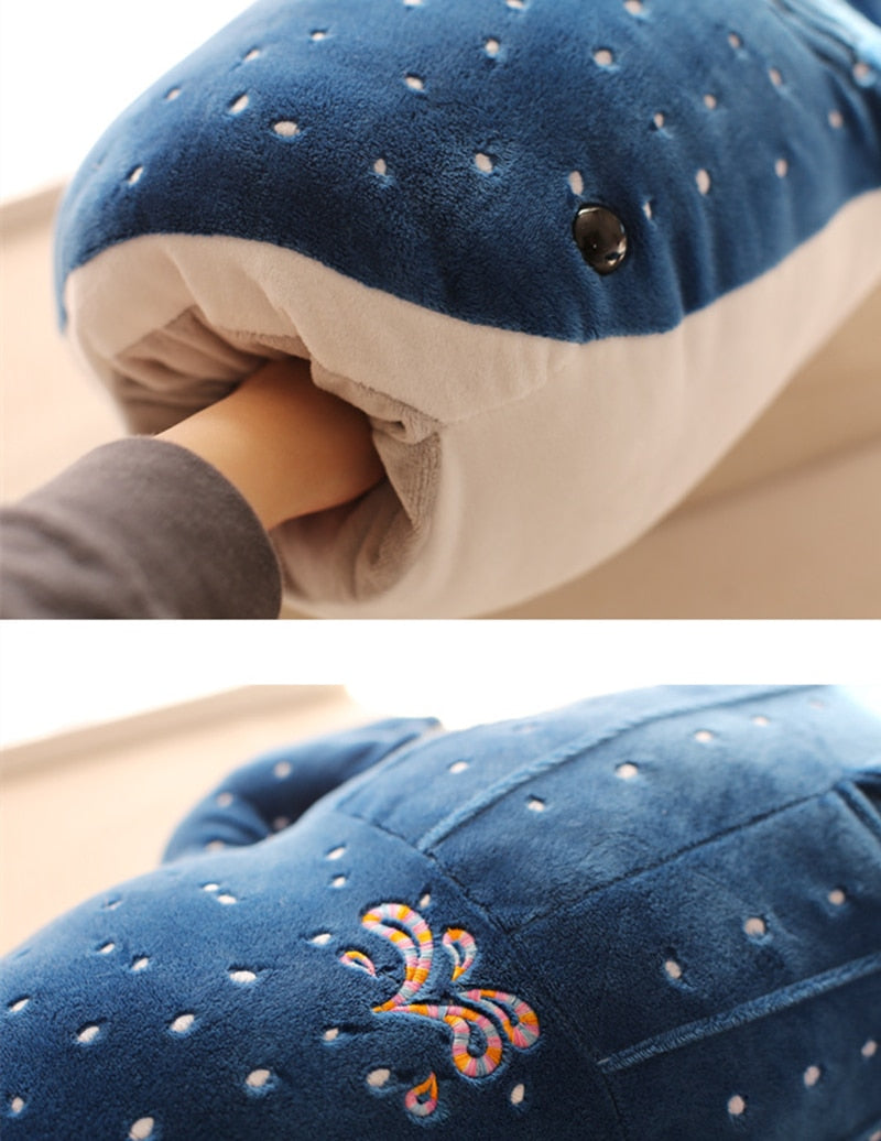 Blue Whale Shark Baby Soft Pillow Doll