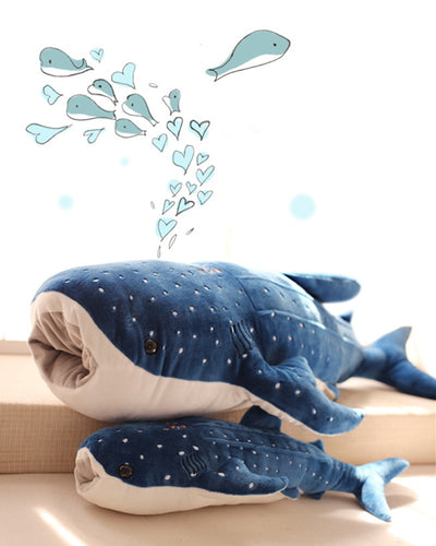 Blue Whale Shark Baby Soft Pillow Doll