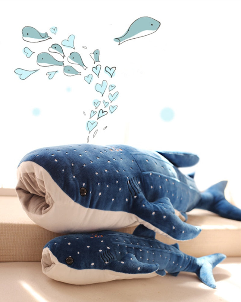 Whale hotsell shark pillow