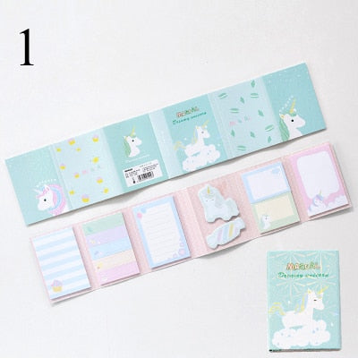 Sumikko Gurashi Cute Cartoon Unicorn Memo Pad Sticky Notes