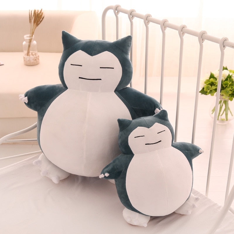 Kawaii Snorlax Anime Plush Toys 20cm White