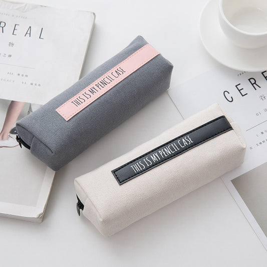 Stylish Canvas Back To School Pencil Case