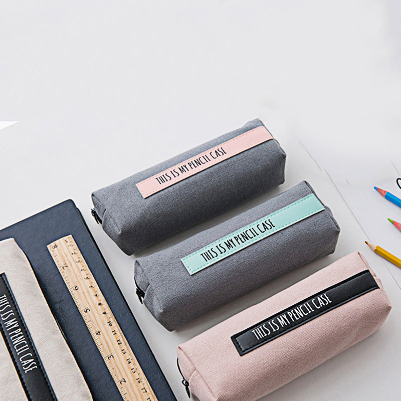 Stylish Canvas Back To School Pencil Case