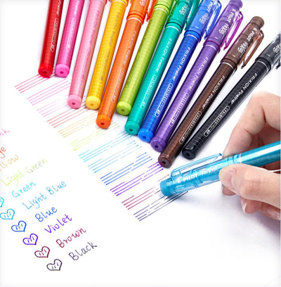 Pilot FriXion Color Pencil-Like Erasable Gel Pen - 12 Color Set - Japanese  Kawaii Pen Shop - Cutsy World